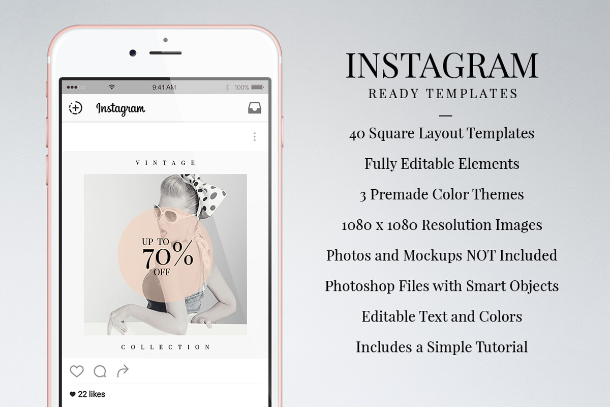 Instagram Fashion Pack, a Social Media Template by Tugcu Design Co. (Photo 5 of 5)