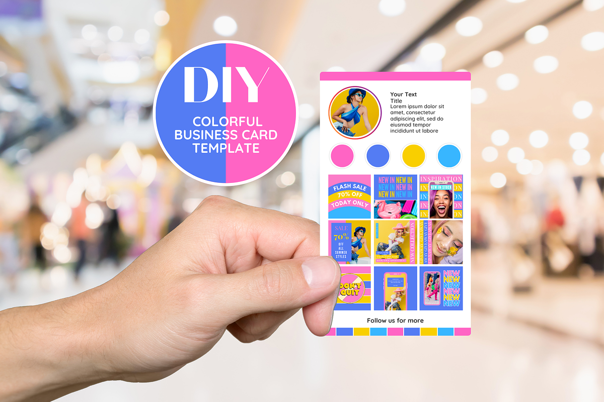 Business Card Template for Business, a Business Card Template by SunshineStudioBoutique (Photo 3 of 9)