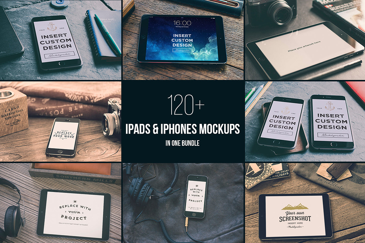 190 Apple Devices MEGA Bundle, an iPhone Mockup by Madebyvadim (Photo 4 of 5)