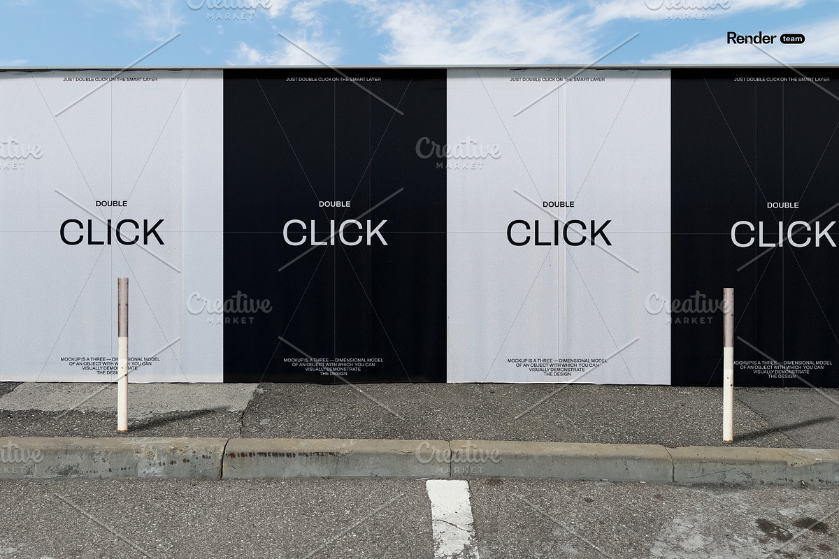 Advertising Posters Mockup Set, a Mockup by Renderteam (Photo 16 of 17)