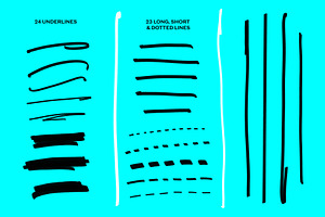 Marker - Lines, Squiggles, Arrows