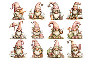Summer Gnome Watercolor Clipart PNG, a Seasonal Illustration by Nicolle's Colorful Art (Thumbnail 2 of 3)