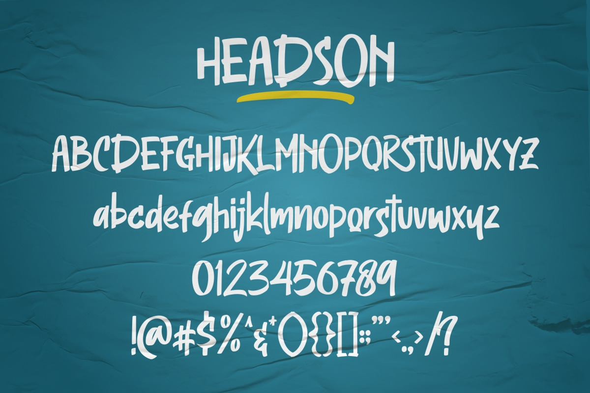 Headson - Display Font, a Font by Garisman Std (Photo 8 of 9)