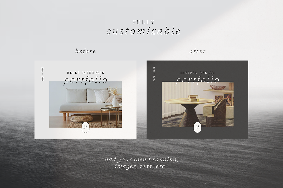 Interior Design Portfolio Canva, a Presentation Template by ...