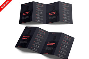 Brochure Folded PSD, an Advertising Mockup by Bruno's Shop