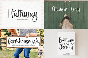 The Little Farmhouse Font BUNDLE