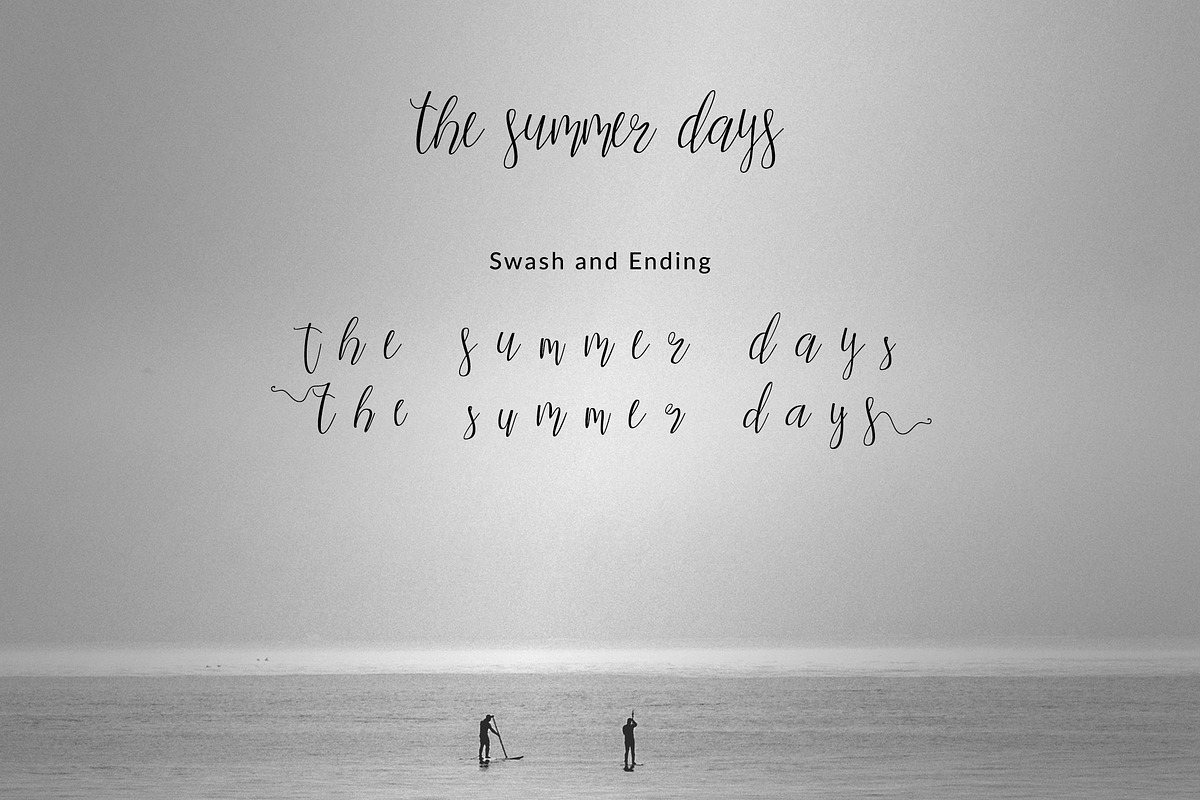 the summer days, a Script Font by Firtana (Photo 12 of 12)