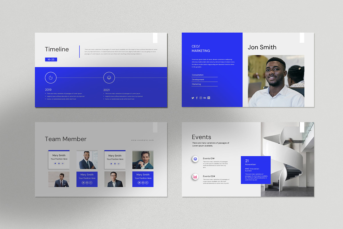 Pitch-Deck Presentation Template, a Presentation Template by Dream-Lab (Photo 6 of 7)