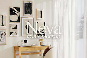 NEVA | Cozy Office Frame Mockup Set