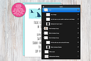 A7 5x7 Greeting Card Mockups, a Product Mockup by In A Nutshell Studio (Thumbnail 6 of 6)