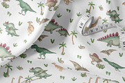 Watercolor Dinosaurus Collection, a Pattern Graphic by Oksana Dovhopol Art (Thumbnail 11 of 16)