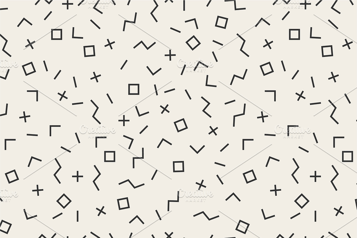 Trendy seamless hipster 90s patterns, a Pattern Graphic by ExpressShop (Photo 6 of 11)