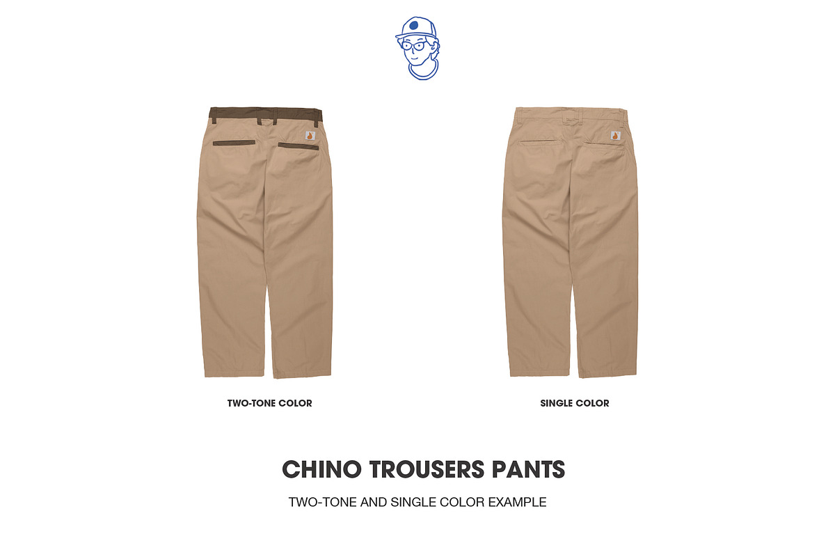 Chino Trousers Pants Mockup, a Bottom Mockup by made_by_nope (Photo 3 of 5)