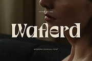 Waflerd Modern Display Font, a Serif Font by Letterena Studios (Thumbnail 1 of 15)