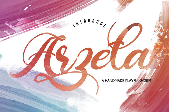 Arzeta Handmade Playful Script