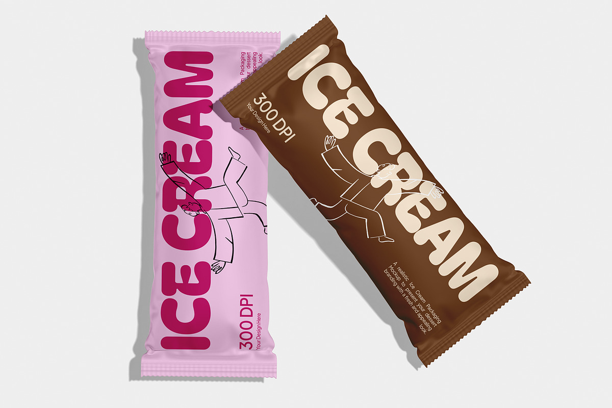 Ice Cream Packaging Mockup, a Packaging Mockup by Unerispace (Photo 5 of 5)