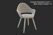 Soft-L Armchair, a Furniture 3D Model by Morne Studio (Thumbnail 6 of 7)
