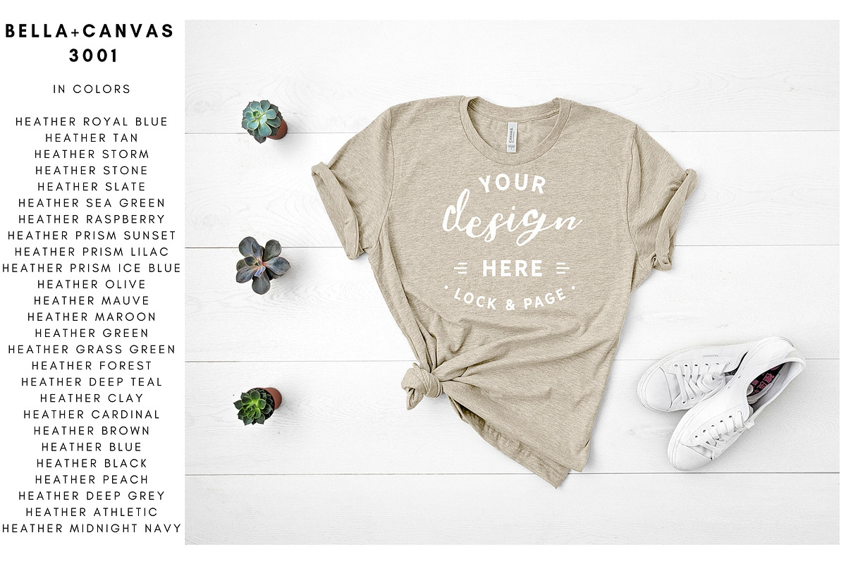 Bella Canvas T-Shirt Mockup Bundle, a Shirt Mockup by lock and page (Photo 6 of 85)