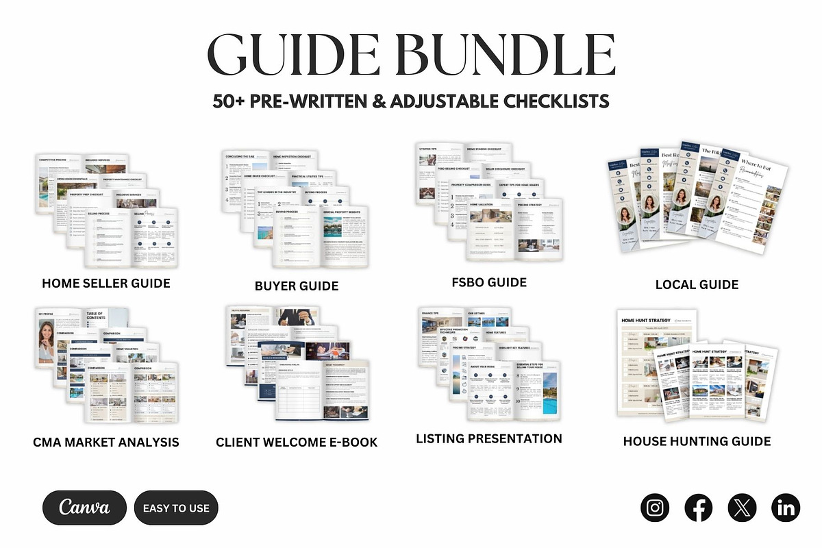 21,500+ Real Estate Canva Templates, a Marketing Template by Studioxhq (Photo 8 of 13)
