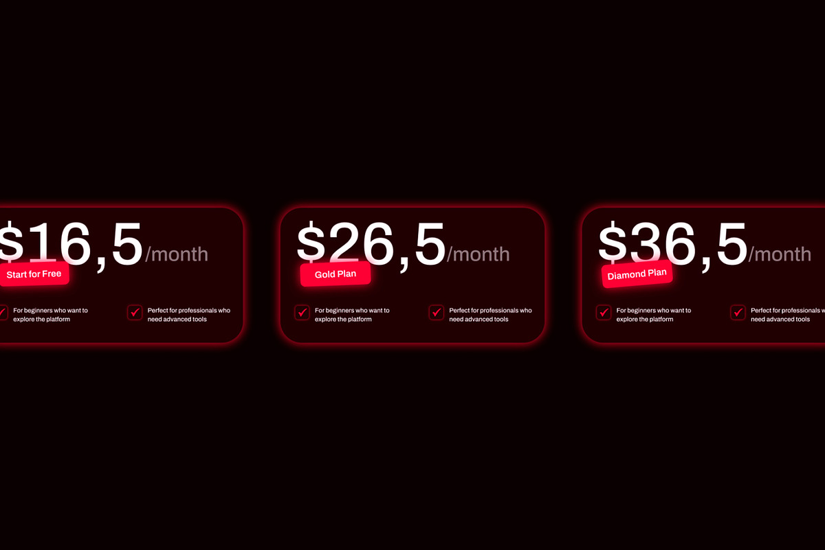 Modern Pricing Table Widget, a Social Media Template by Loin Studio (Photo 2 of 7)