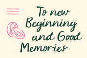 CS Belrise Drawn, a Script Font by Craft Supply Co. (Thumbnail 3 of 8)