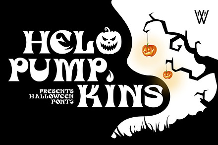 Helo Pumpkins | Halloween font, a Symbol Font by WhymoreArt