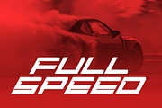 Fast Racer - Racing Display Font, a Font by figuree studio (Thumbnail 7 of 10)