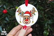 Merry Christmas Reindeer PNG, an Illustration by Daily.Designs (Thumbnail 5 of 10)