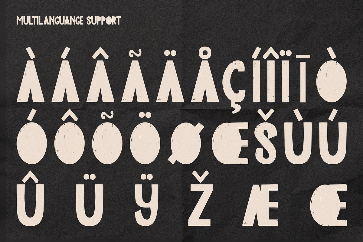 Edge Blocks - Textured Display, a Font by Indotype Foundry (Photo 6 of 10)