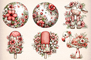 Whimsical Summer Sublimation Clipart, an Illustration by Digital Artistic99 (Thumbnail 4 of 11)