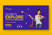 Travel Agency Web Banner Ads, an UI Kit Template by CreativeShaper (Thumbnail 2 of 4)