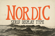 Nordic Display Serif font, a Serif Font by NuType (Thumbnail 1 of 9)