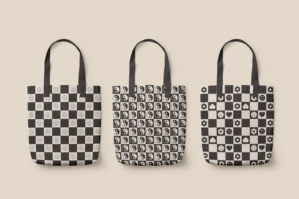 Retro Checkered Patterns, a Pattern Graphic by May Motif (Photo 13 of 21)