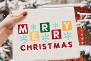 Merry Christmas SVG T-Shirt Design, a Pattern Graphic by crative8112 (Thumbnail 3 of 3)