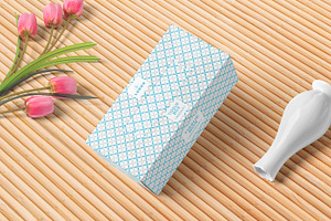 Rectangular Tissue Box Mockups