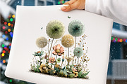 Spring wildflower clipart, an Illustration by SinaCreation (Thumbnail 8 of 11)