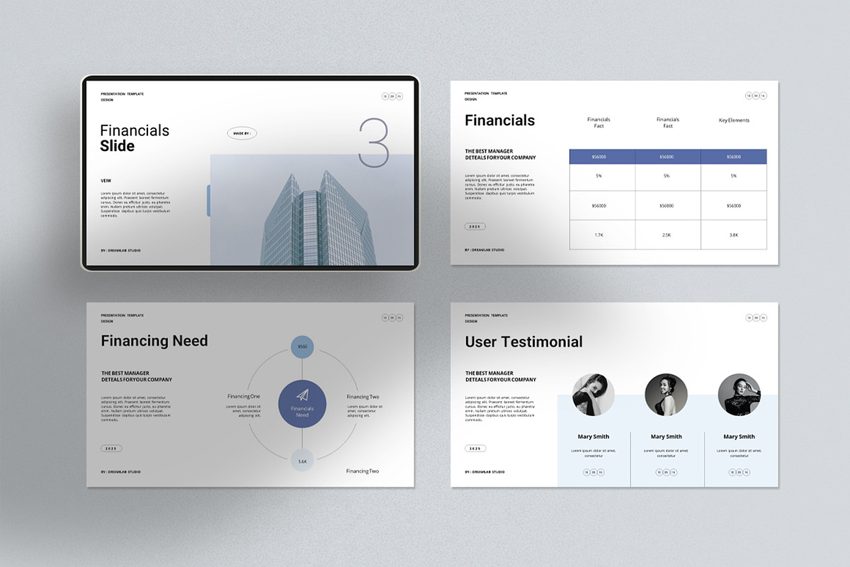 Marketing Plan Presentation Template, a Presentation Template by Dream-Lab (Photo 7 of 8)