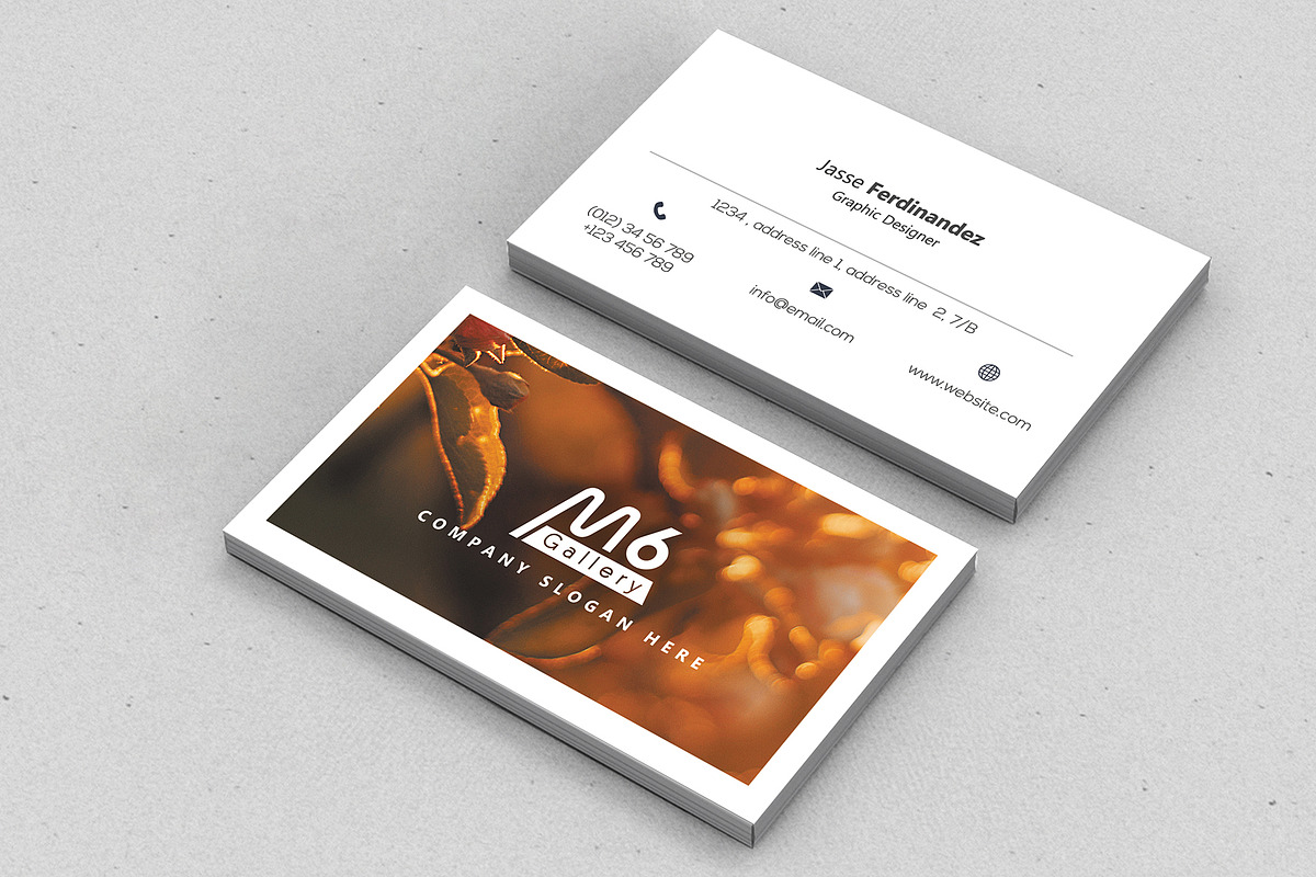 Unique 50 Business Card Bundle, a Business Card Template by M6 Gallery (Photo 57 of 151)