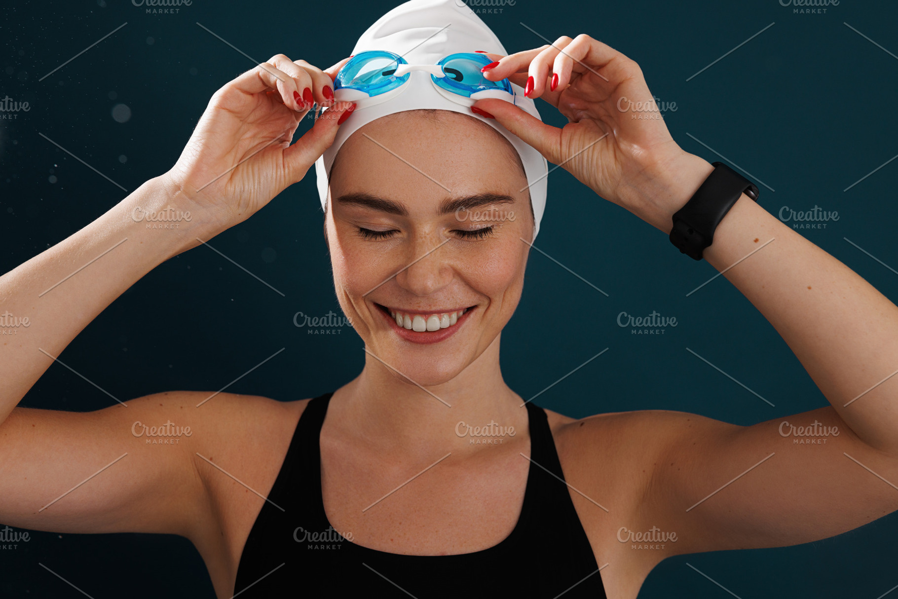 Close-up portrait of a smiling woman, a Sports & Recreation Photo by Artem Varnitsin