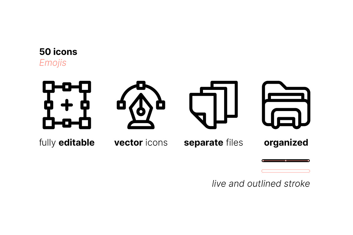 50 Emoji Icons, an Emoji Icon by Side Project (Photo 3 of 7)