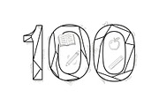 100 Days Classroom Elements, an Illustration by Artivon (Thumbnail 11 of 13)