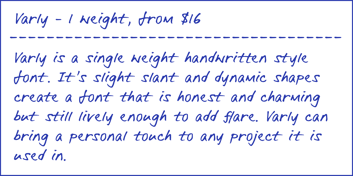 Varly, a Handwritten Font by Moretype (Photo 3 of 4)