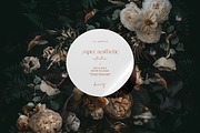 Dark Floral Background, a Pattern Graphic by paper aesthetic (Thumbnail 1 of 10)