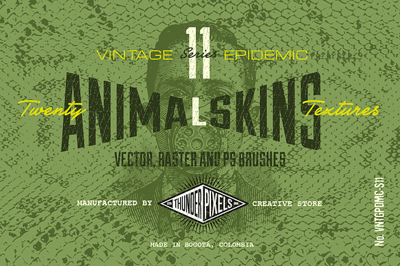 20 Animal Skins Textures - VES11 preview 6