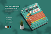 We Are Hiring - Poster, a Print Template by VUNIRA (Thumbnail 1 of 2)