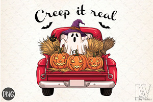 Creep It Real, Halloween PNG, an Illustration by Libby Wishes