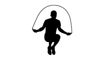 An energetic Jump Rope Silhouette, an Illustration by Amazin_art (Thumbnail 17 of 31)