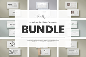 Clean Business Card Bundle, a Business Card Template by Theme Weavers