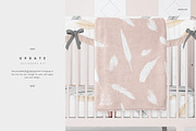Crib Beddind Designers Kit Mockup, a Bottom Mockup by Creatsy (Thumbnail 29 of 29)