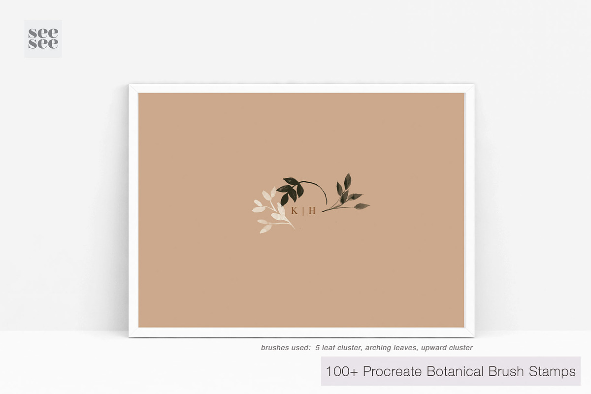100+ Botanical Procreate Brush Stamp, a Brush Add-On by CC CREATIVE CO (Photo 9 of 16)